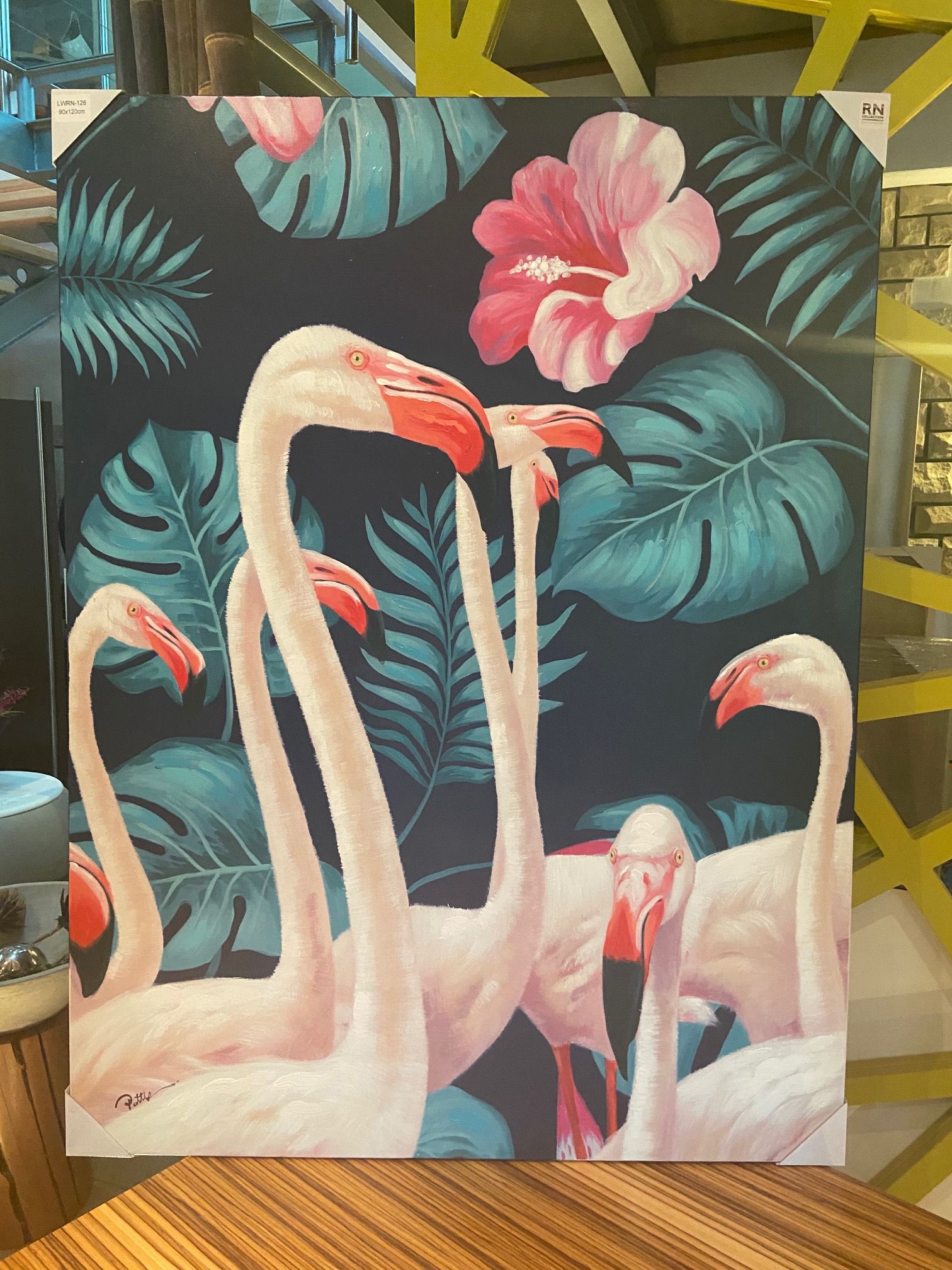 Leinwand "Flamingo" 90 x 120cm