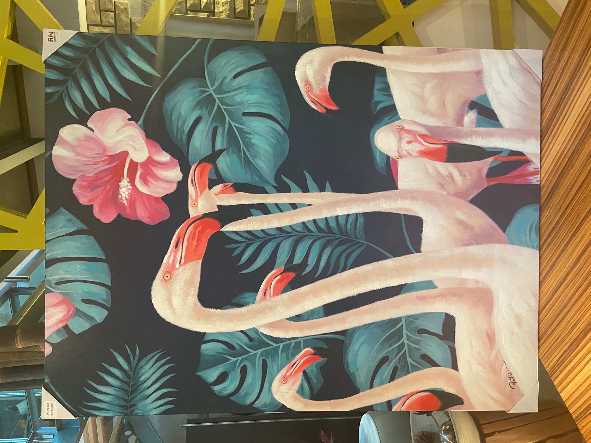 Leinwand "Flamingo" 90 x 120cm