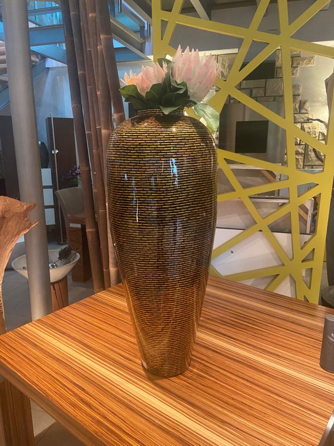 Boden-Vase braun 92cm